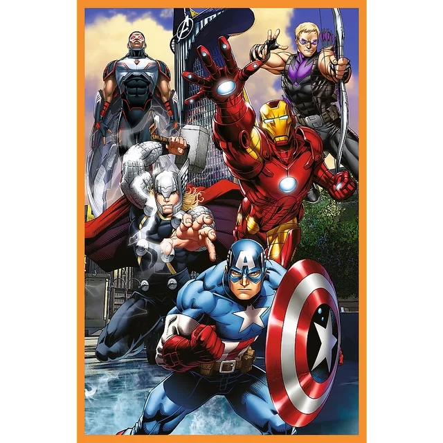 TREFL AVENGERS Dėlionių rinkinys &bdquo;Veiksmo diena&ldquo;, 3 x 80 det. &ndash; nuotrauka 2