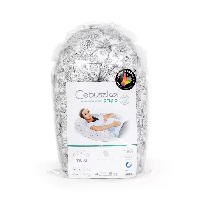 Cebababy Maitinimo pagalvė dżersej, MULTI, lapeliai &ndash; nuotrauka 3