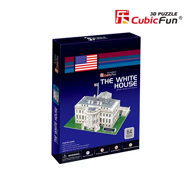CUBIC FUN CubicFun 3D dėlionė &bdquo;Baltieji rūmai&ldquo; &ndash; nuotrauka 4