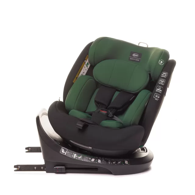 4Baby autokėdutė ROTO-FIX 40-150CM I-SIZE tamsiai žalia &ndash; nuotrauka 5