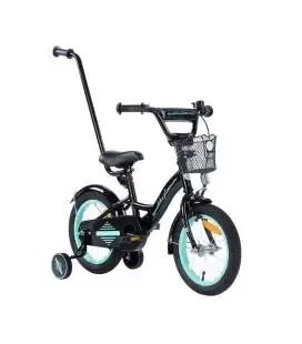 Dviratukas TOMABIKE "PLATINUM" 14, BLACK / TURKUS &ndash; nuotrauka 2