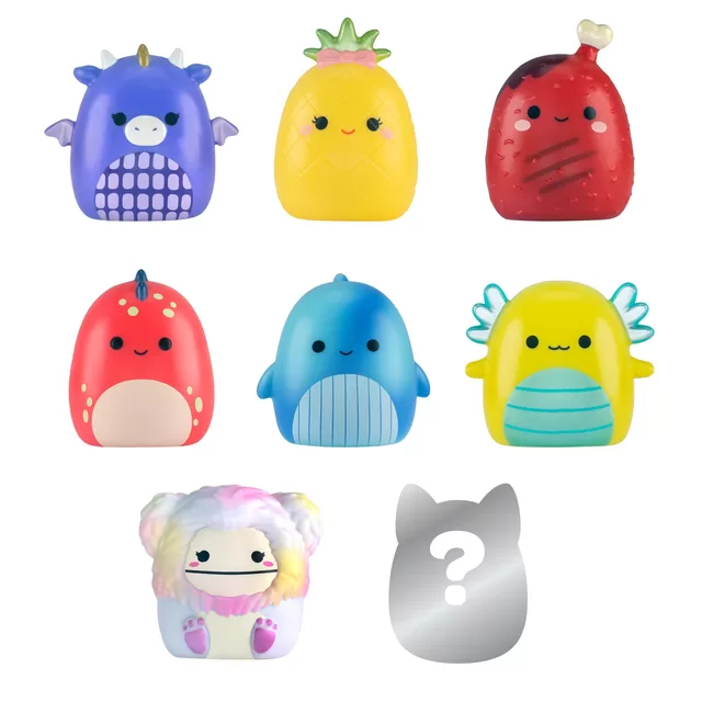 SQUISHMALLOWS SQUISH-A-LONGS Herojai, 8 vnt., 2,5 cm &ndash; nuotrauka 5