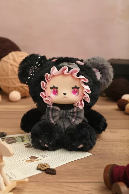 LUCKY EMMA Lovely Emma Pliu&scaron;inis raktų pakabukas-siurprizas - Bear Alliance Series &ndash; nuotrauka 6