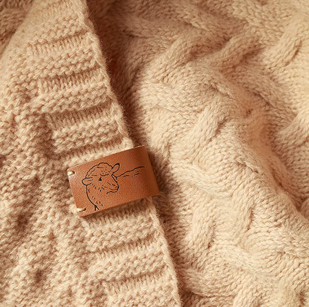 BabyOno pledas merino vilnos tamsiai kreminis 1648/02 &ndash; nuotrauka 8