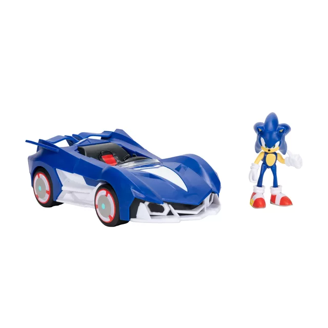 JAKKS SONIC Inercinis automobilis ir figūrėlė, 6,5 cm &ndash; nuotrauka 6