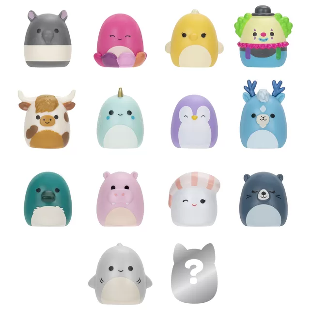 SQUISHMALLOWS SQUISH-A-LONGS Herojai, 14 vnt., 2,5 cm &ndash; nuotrauka 9