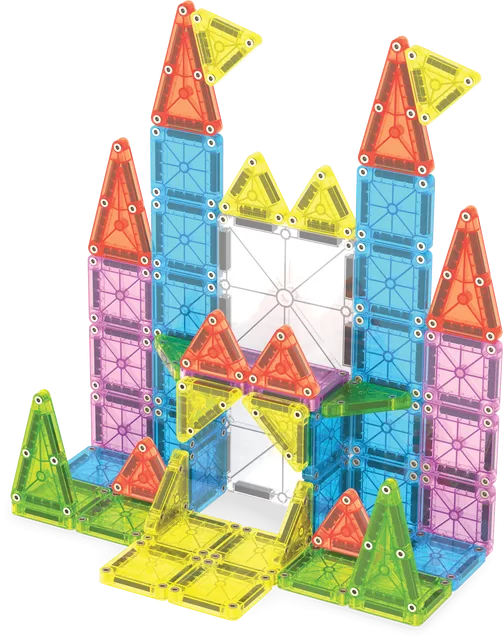 MAGNA-TILES Didelis kelioninis magnetinis konstruktorius &bdquo;Micromags&ldquo;, 55 det. &ndash; nuotrauka 3
