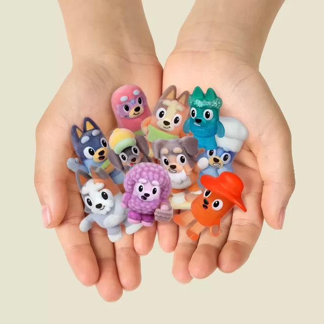 MOOSE BLUEY Figūrėlė FUZZIES, 5 cm &ndash; nuotrauka 3