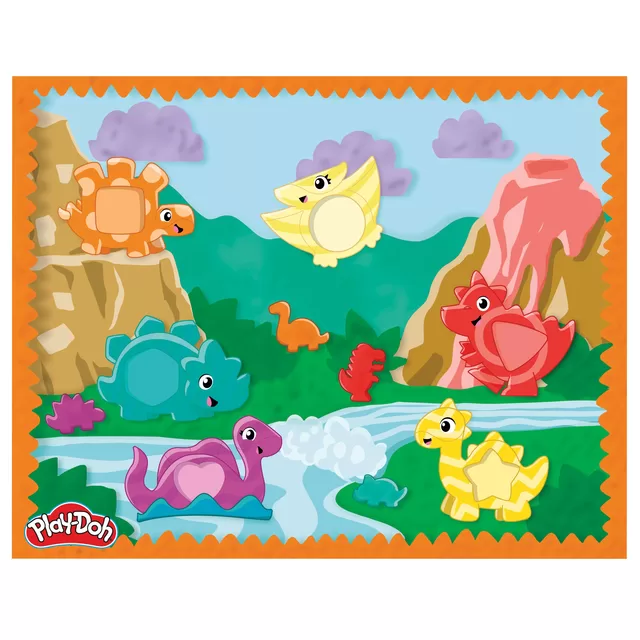 PLAY-DOH playset Shapes And Colors Dino &ndash; nuotrauka 3