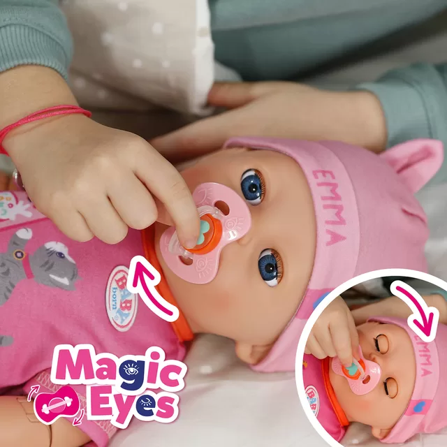 BABY BORN &bdquo;Click and Play&ldquo; lėlė Emma, 43 cm &ndash; nuotrauka 4