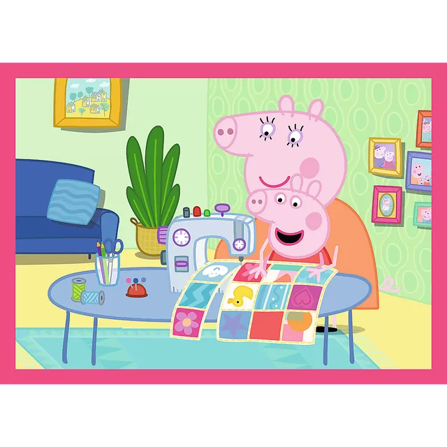 TREFL PEPPA PIG 4 dėlionių rinkinys &bdquo;Kiaulytė Pepa&ldquo; &ndash; nuotrauka 4