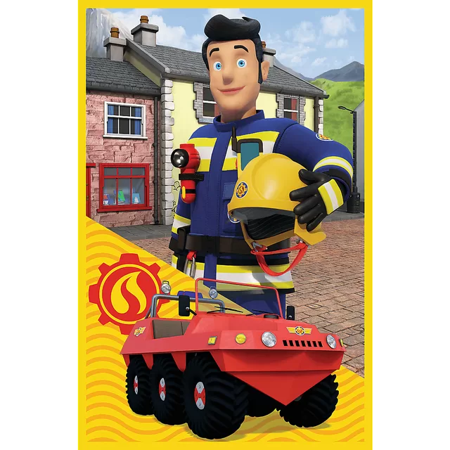 TREFL FIREMAN SAM Dėlionių rinkinys &bdquo;Ugniagesys Semas&ldquo;, 3 x 50 det. &ndash; nuotrauka 4