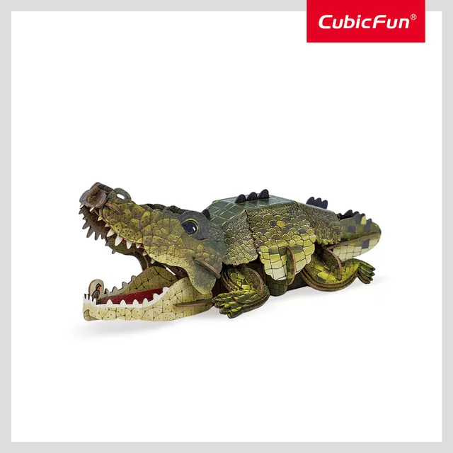 CUBIC FUN CUBICFUN NG 3D dėlionė &bdquo;Krokodilas&ldquo; &ndash; nuotrauka 2