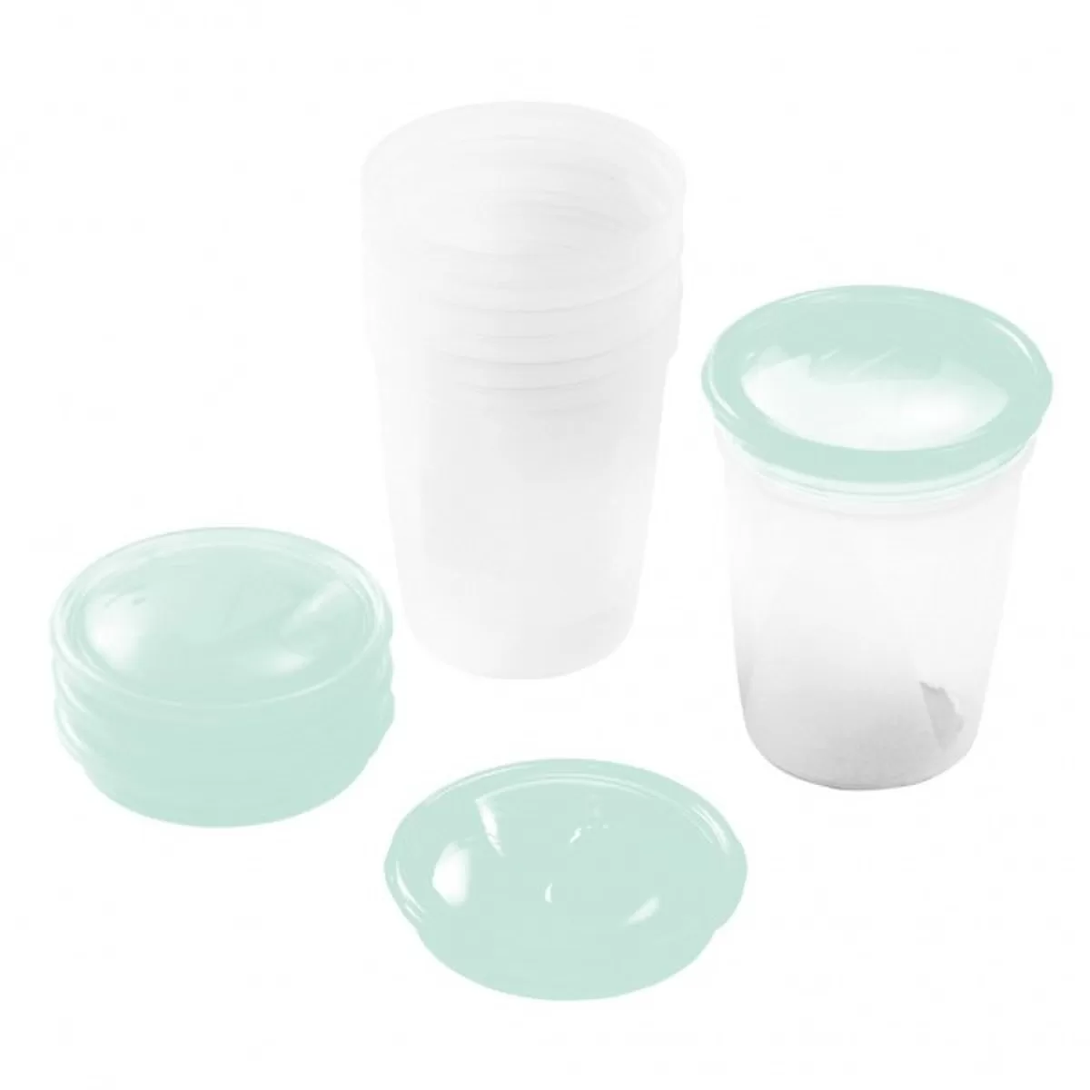 BabyOno indeliai motinos pienui, sultims ir maistui laikyti 200 ml, 4 vnt. 1028 &ndash; nuotrauka 3