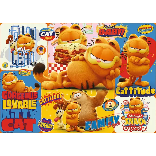 TREFL GARFIELD dėlionė &bdquo;Garfieldas&ldquo;, 1000 det. &ndash; nuotrauka 2