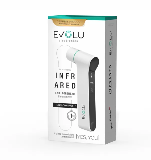 EVOLU infraraudonųjų spindulių bekontaktis termometras &ndash; nuotrauka 2