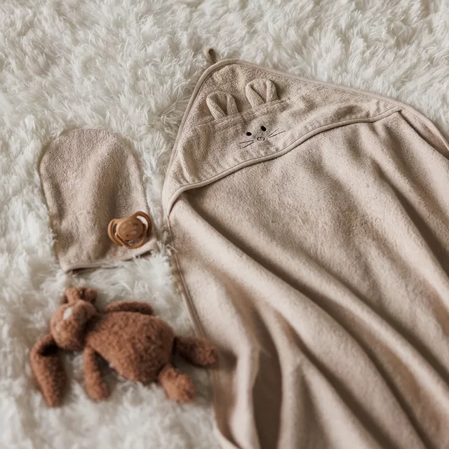Babyono pir&scaron;tinė vaiko maudymui bambukinė kreminė 347/11 347/11 &ndash; nuotrauka 4