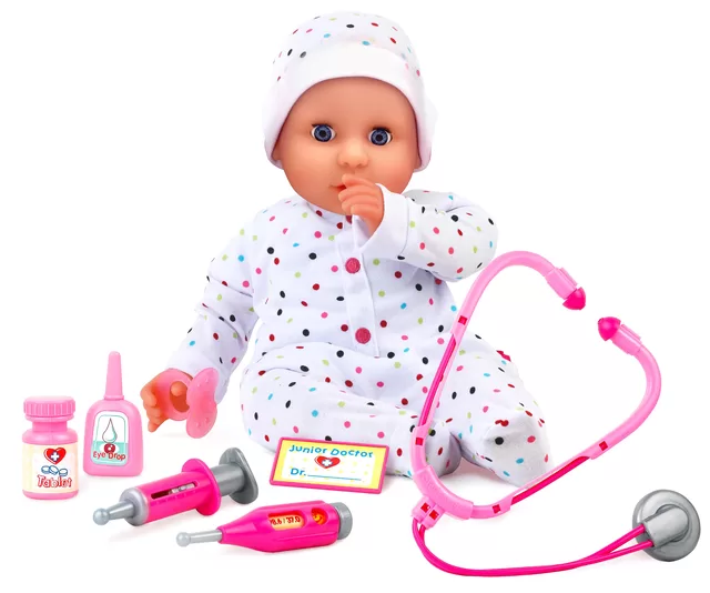 DOLLSWORLD Lėlytės Dolly gydymo rinkinys, 46 cm &ndash; nuotrauka 2