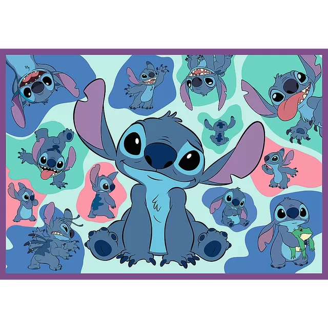 TREFL DISNEY STITCH 4x250 det. dėlionių rinkinys &ndash; nuotrauka 2