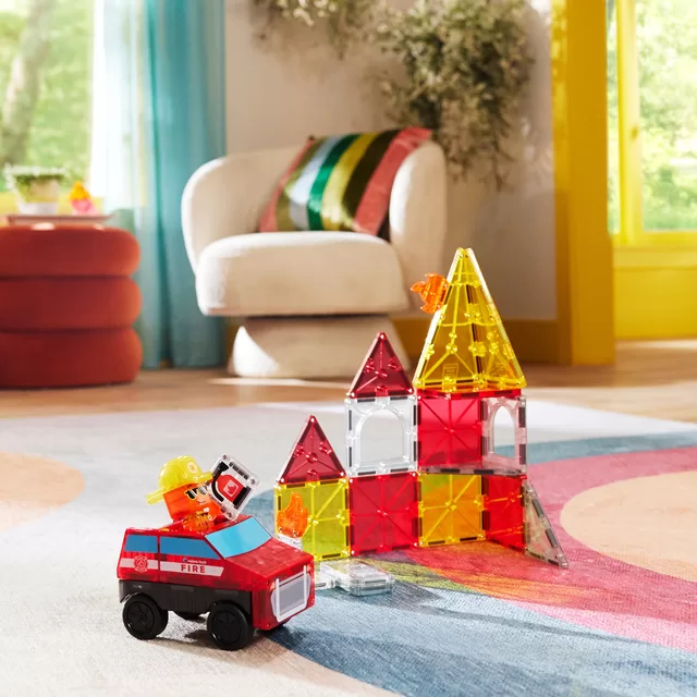 MAGNA-TILES Magnetinis konstruktorius &bdquo;Ugniagesių automobilis&ldquo;, 27 det. &ndash; nuotrauka 7