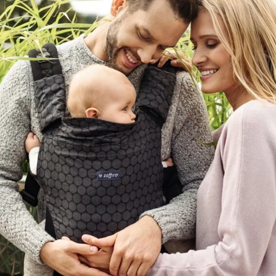Zaffiro ne&scaron;ioklė ergonominė, grafitas, apskritimai, Care &ndash; nuotrauka 3