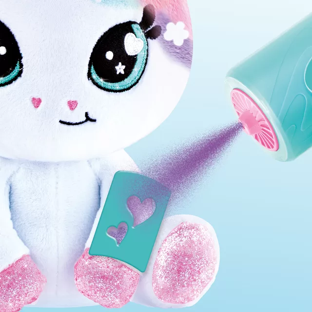 AIRBRUSH PLUSH Rinkinys su aerografu "Vienaragis", 25 cm &ndash; nuotrauka 5