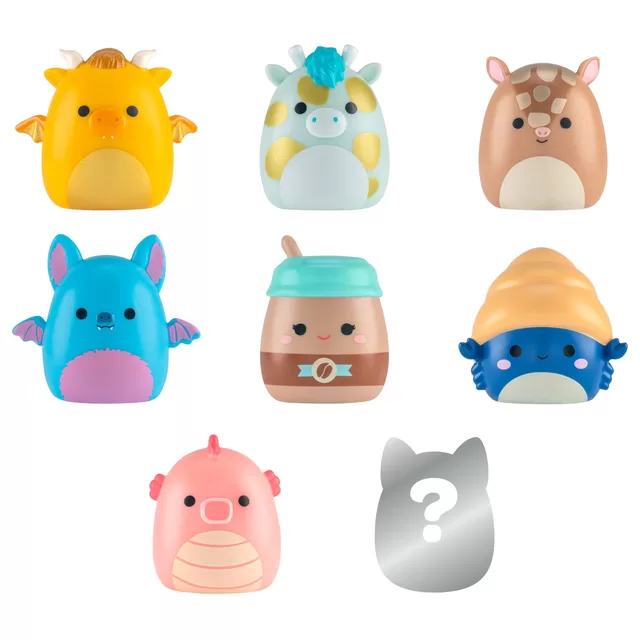 SQUISHMALLOWS SQUISH-A-LONGS Herojai, 8 vnt., 2,5 cm &ndash; nuotrauka 6