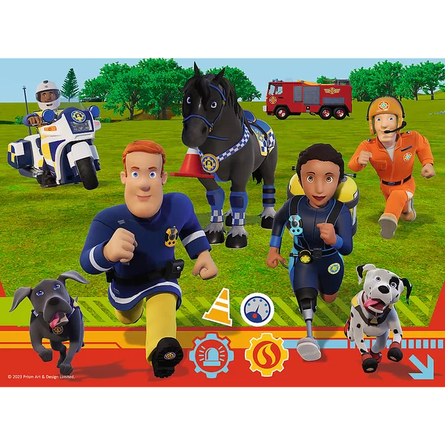 TREFL FIREMAN SAM dėlionė &bdquo;Gaisrininkas Semas&ldquo;, 30 det. &ndash; nuotrauka 2