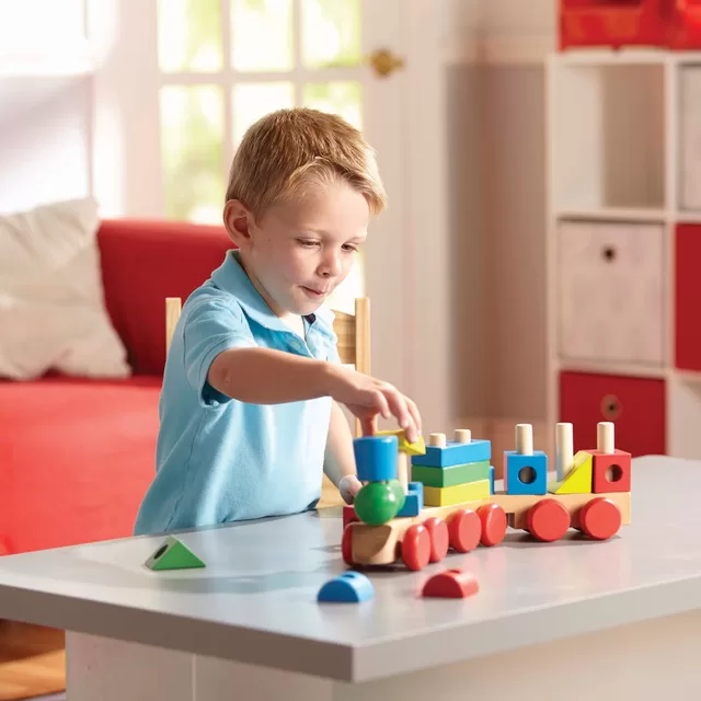 MELISSA & DOUG Traukinukas i&scaron; formelių &ndash; nuotrauka 2