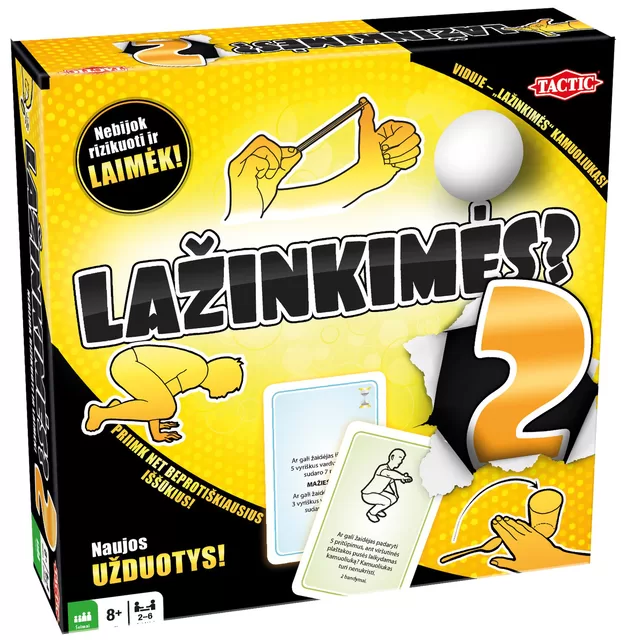 TACTIC Žaidimas &bdquo;Lažinkimės? 2&ldquo; (Lietuvių kalba) &ndash; nuotrauka 3