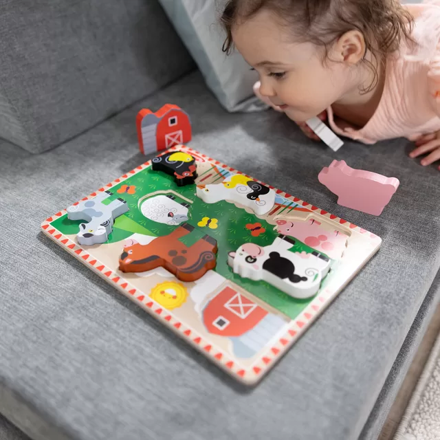 MELISSA & DOUG Dėlionė &bdquo;Ūkis&ldquo; &ndash; nuotrauka 2