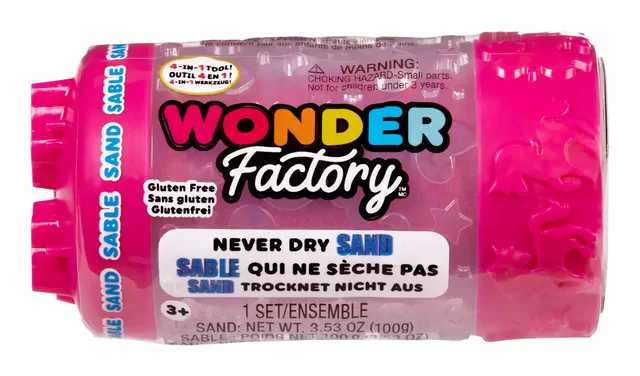 WONDER FACTORY NEVER DRY Kinetinis smėlis, 1 vnt. &ndash; nuotrauka 5