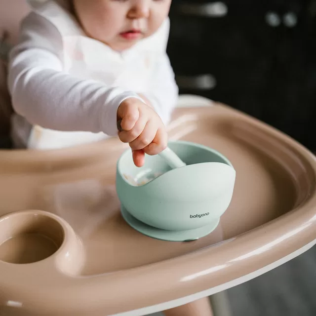 BabyOno lėk&scaron;tutė silikoninė neslystanti žalia 1481/03 &ndash; nuotrauka 6