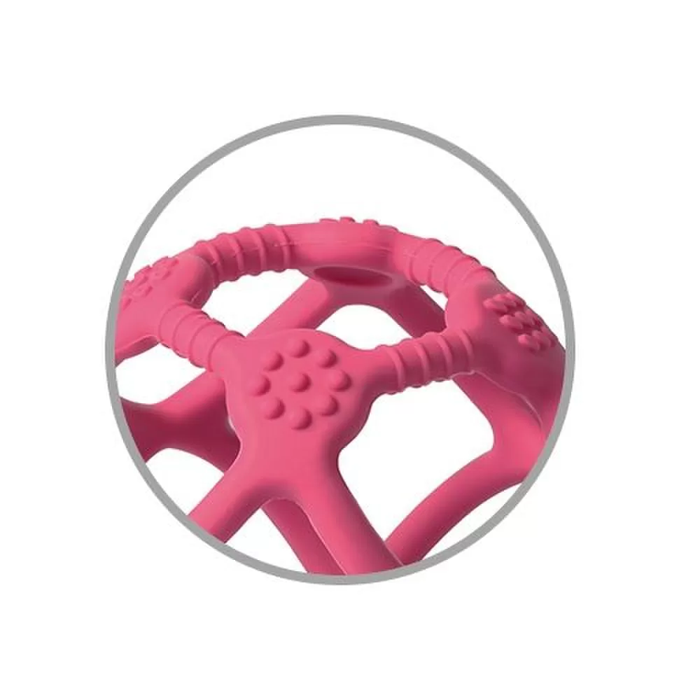 BabyOno kramtukas kamuolys ORTHO rožinis 489/04 &ndash; nuotrauka 3