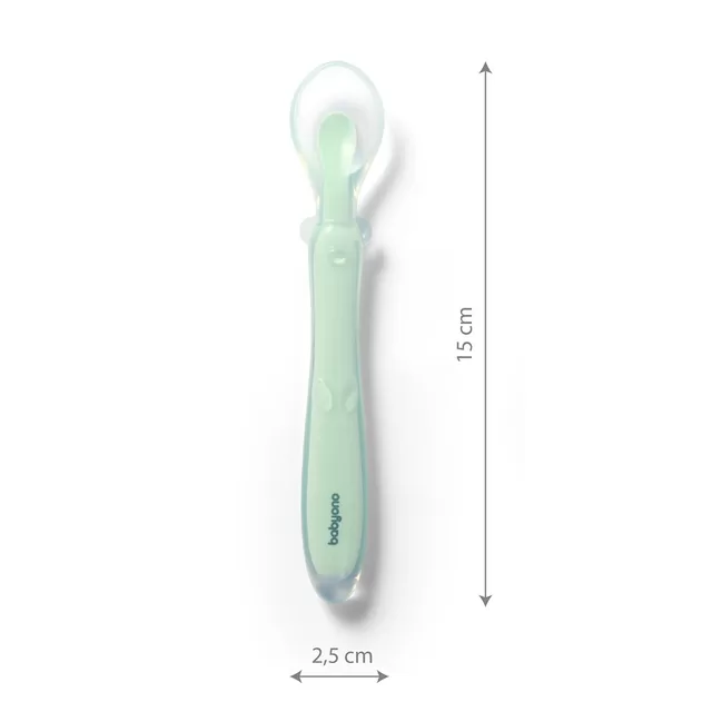 BabyOno silikoninis &scaron;auk&scaron;telis lankstomas mėtinis 785/02 &ndash; nuotrauka 4