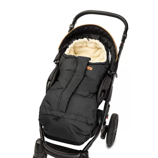 Sensillo vokelis vežimėliui, vilnonis, 3in1, 100-80&times;45, juodas, 8478 &ndash; nuotrauka 3