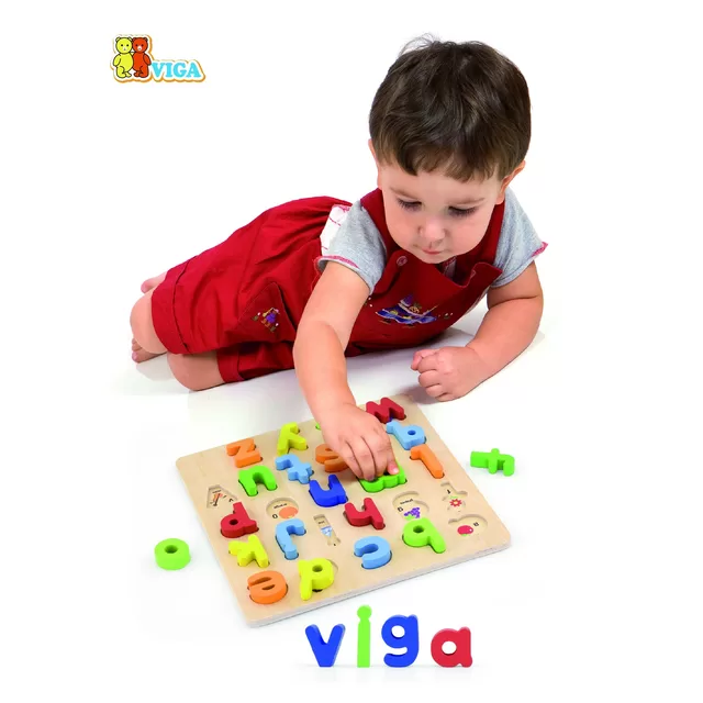 Viga Viga medinė dėlionė raidės 18M+ 50125 50125 &ndash; nuotrauka 2