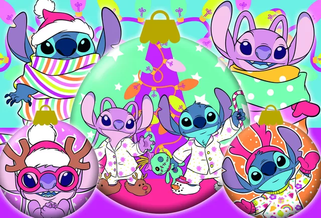 TREFL DISNEY STITCH Dėlionė &bdquo;Kalėdos&ldquo;, 100 det. &ndash; nuotrauka 2