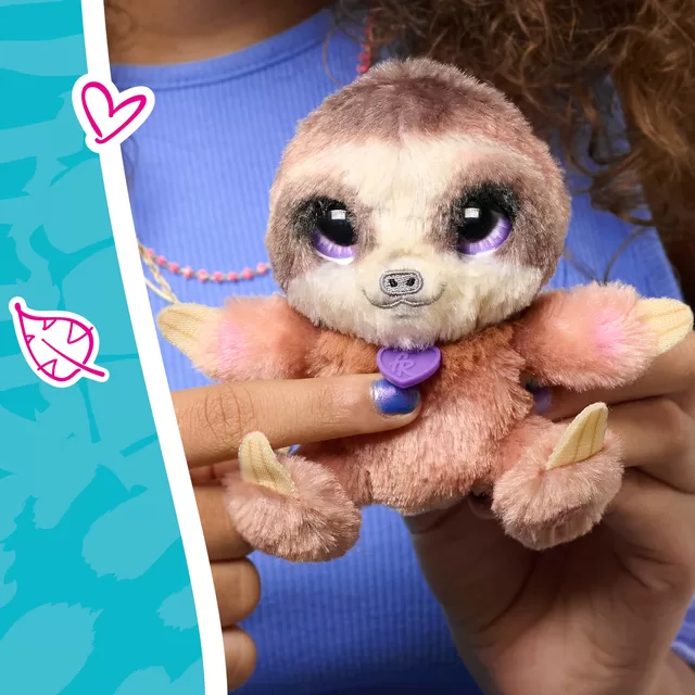 FURREAL MY MINI&acute;S LITTLE HUGS Interaktyvus pliu&scaron;inis gyvūnėlis, 13 cm &ndash; nuotrauka 11