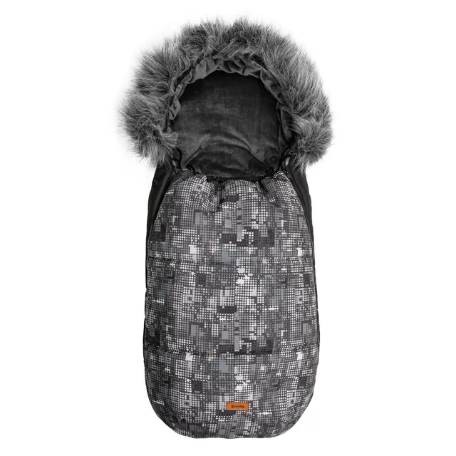 Sensillo vokelis vežimėliui, OLAF, 100x45, tamsiai pilkas, ta&scaron;kiukai, 8361 &ndash; nuotrauka 2
