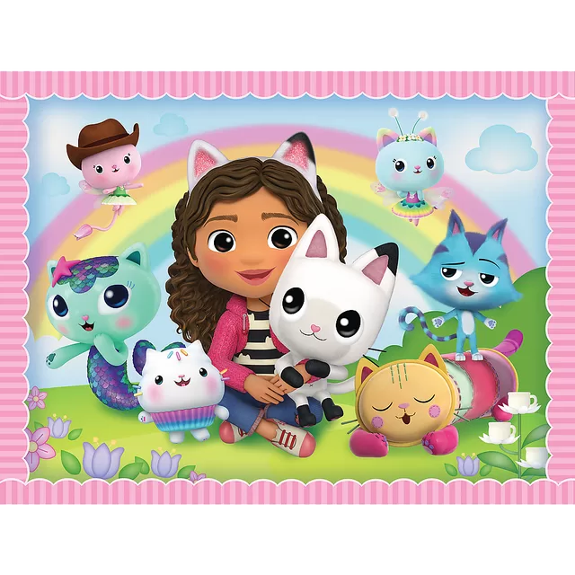GABBY&acute;S DOLLHOUSE TREFL 30+ 48+ 24 memo kortelės, dėlionė-žaidimas &bdquo;&ldquo; &ndash; nuotrauka 5