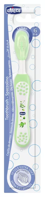 Chicco Dantų &scaron;epetėlis vaikams 6-36 mėn., žalias &ndash; nuotrauka 2