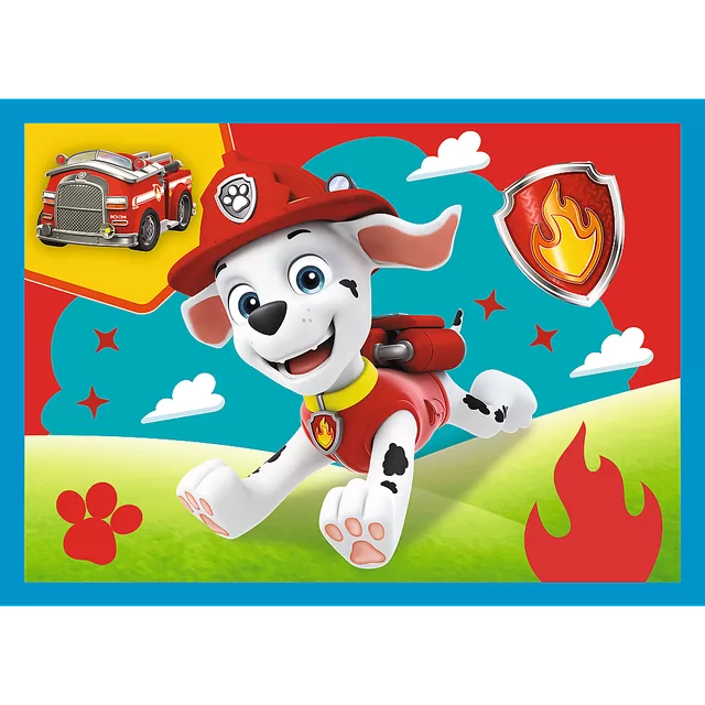 PAW PATROL TREFL 4 dėlionių rinkinys &bdquo;&Scaron;uniukas-patrulis&ldquo; &ndash; nuotrauka 4