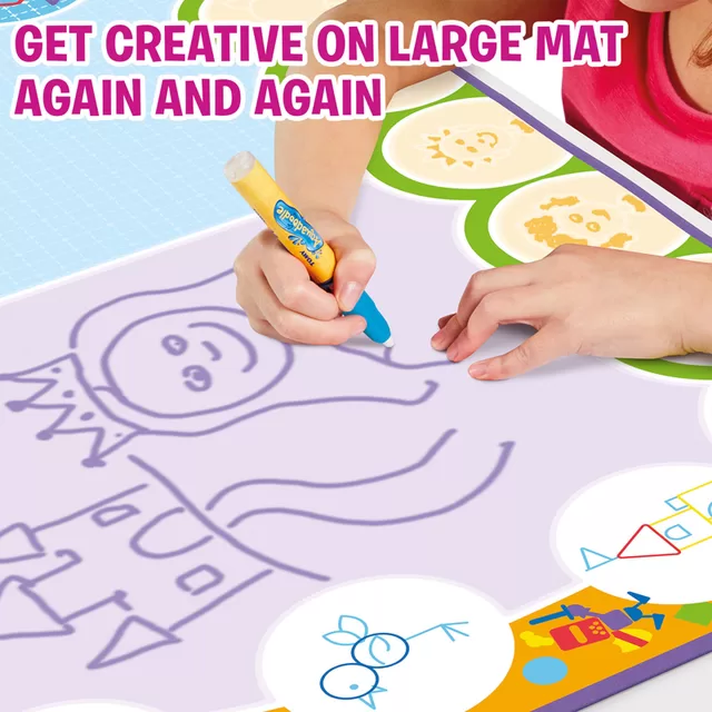 Tomy pie&scaron;imo vandeniu kilimėlis nuo 3 metų Shape & Create Aquadoodle &ndash; nuotrauka 11