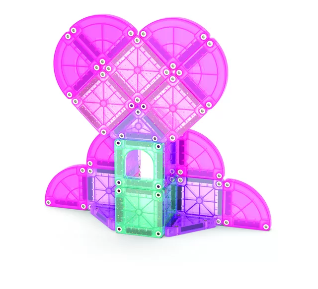 MAGNA-TILES MICROMAGS Kelioninis konstruktorius &bdquo;Heart to Heart&ldquo;, 26 det. &ndash; nuotrauka 2