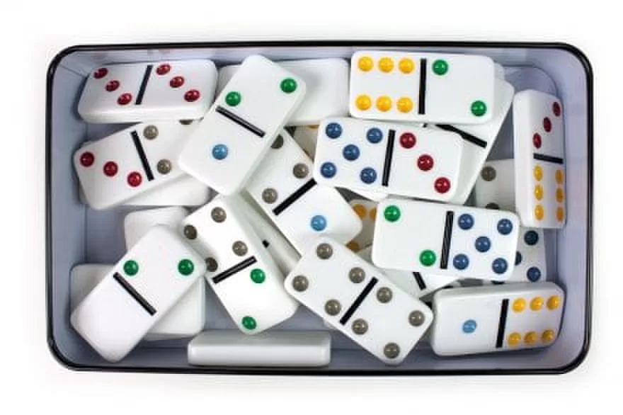 TACTIC Žaidimas &bdquo;Domino Double 6" &ndash; nuotrauka 3