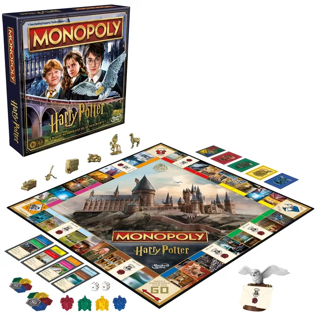 MONOPOLY Žaidimas &bdquo;Harry Potter&ldquo; (Anglų kalba) &ndash; nuotrauka 3