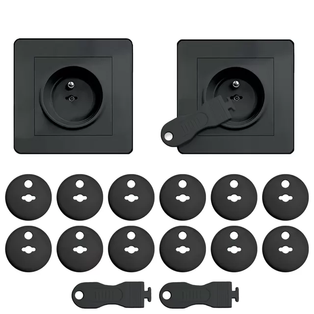 SIPO apsaugos rozetėms 12 vnt SBS-C10B &ndash; nuotrauka 3