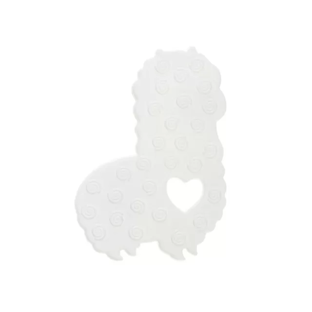 Bocioland silikoninis kramtukas, balta lama, BOC0509 &ndash; nuotrauka 3