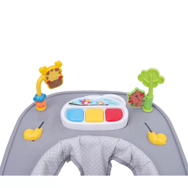 4Baby vaik&scaron;tukas, tamsiai pilkas WALK N PUSH &ndash; nuotrauka 5